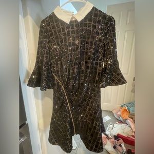 Self-portrait black dress